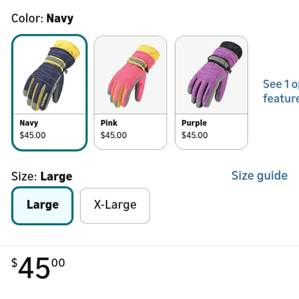 NANDN UNISEX KIDS WINTER SKI SNOW GLOVES